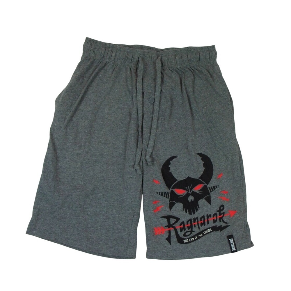 Fortnite Shorts Boys M‎ Gray Ragnarok Gamer Casual Lounge Pajamas Boy's Soft
